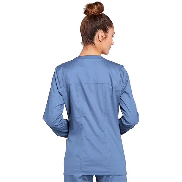 Cherokee Workwear Core Stretch Women's Zip-Up Warm-Up Jacket... from ASI 86018 Scrub Authority / Uniform Stores