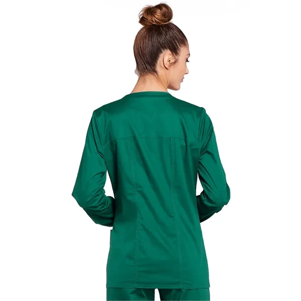 Cherokee Workwear Core Stretch Women's Zip-Up Warm-Up Jacket... from ASI 86018 Scrub Authority / Uniform Stores