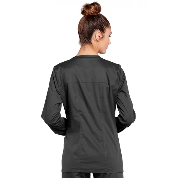 Cherokee Workwear Core Stretch Women's Zip-Up Warm-Up Jacket... from ASI 86018 Scrub Authority / Uniform Stores