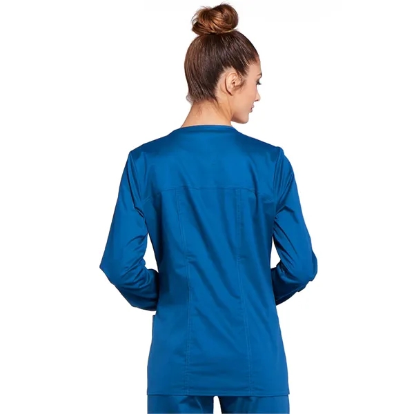 Cherokee Workwear Core Stretch Women's Zip-Up Warm-Up Jacket... from ASI 86018 Scrub Authority / Uniform Stores