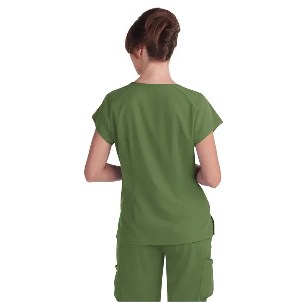 koi - Planet - Women's Heart-Shaped Neckline Meadow Scrub...... from ASI 86018 Scrub Authority / Uniform Stores