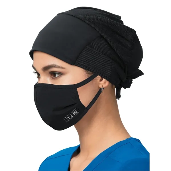 This lightweight breathable koi face mask offers multi-layer filtering and a... from ASI 86018 Scrub Authority / Uniform Stores