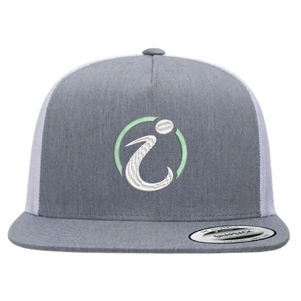 Yupoong 6006 YP Classics Five-Panel Trucker Hat with leatherette patches or... from ASI 74601 Calico