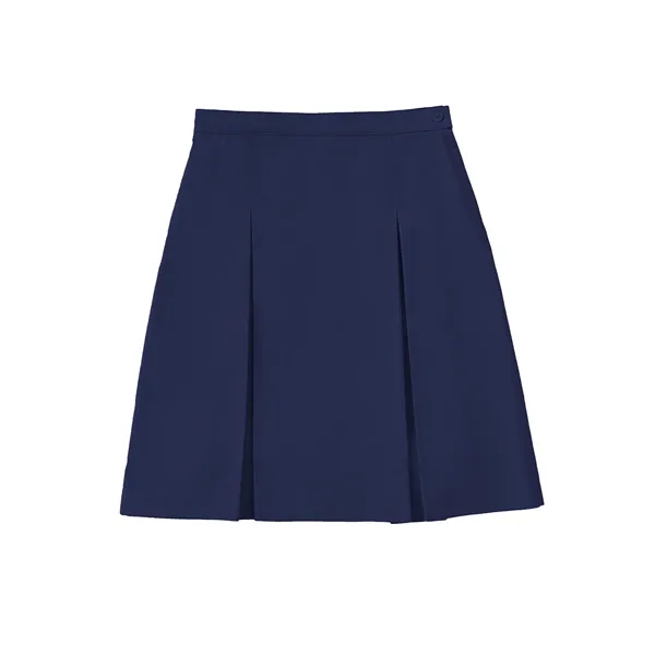 Classroom Uniforms Girls Plus Longer Length Kick Pleat Skirt... from ASI 86018 Scrub Authority / Uniform Stores