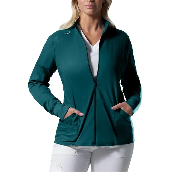 Landau ProFlex Women's Warm-Up Scrub Jacket... from ASI 86018 Scrub Authority / Uniform Stores