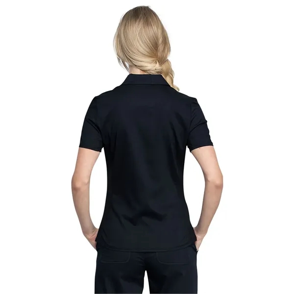 Cherokee Workwear Revolution Ladies Snap Front Polo Shirt... from ASI 86018 Scrub Authority / Uniform Stores