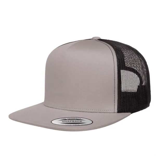 Yupoong 6006 YP Classics Five-Panel Trucker Hat with leatherette patches or... from ASI 74601 Calico