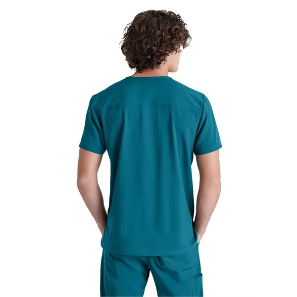 Grey's Anatomy Evolve Piped V-Neck Top... from ASI 86018 Scrub Authority / Uniform Stores