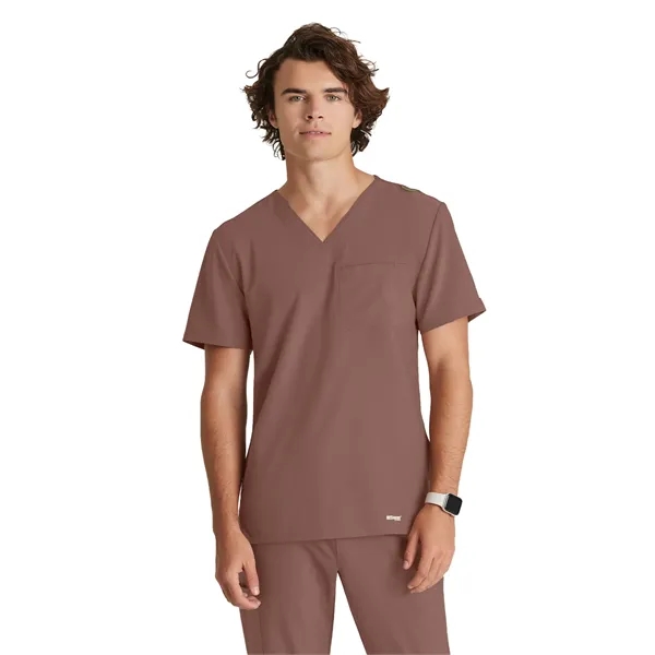 Grey's Anatomy Evolve Piped V-Neck Top... from ASI 86018 Scrub Authority / Uniform Stores