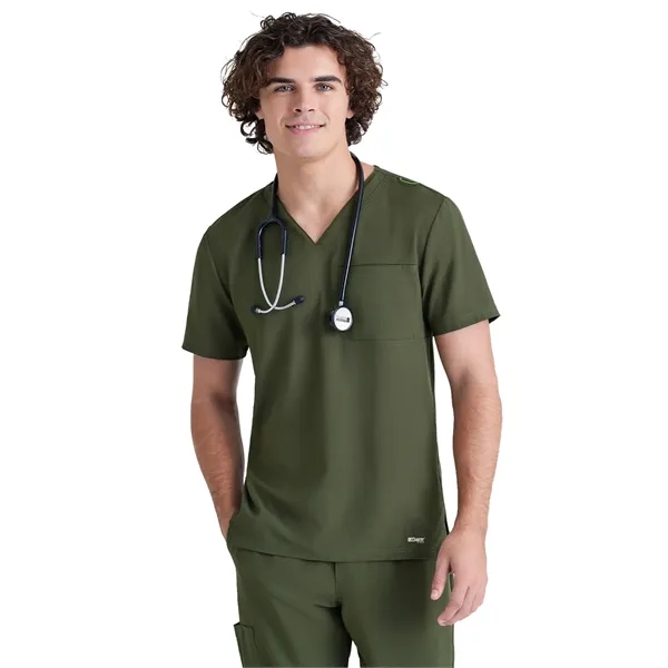 Grey's Anatomy Evolve Piped V-Neck Top... from ASI 86018 Scrub Authority / Uniform Stores