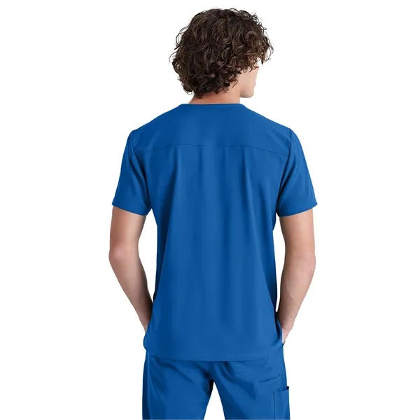 Grey's Anatomy Evolve Piped V-Neck Top... from ASI 86018 Scrub Authority / Uniform Stores