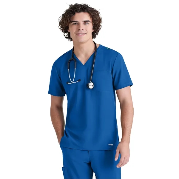 Grey's Anatomy Evolve Piped V-Neck Top... from ASI 86018 Scrub Authority / Uniform Stores