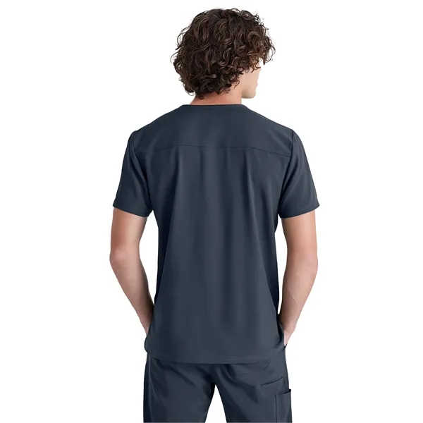 Grey's Anatomy Evolve Piped V-Neck Top... from ASI 86018 Scrub Authority / Uniform Stores