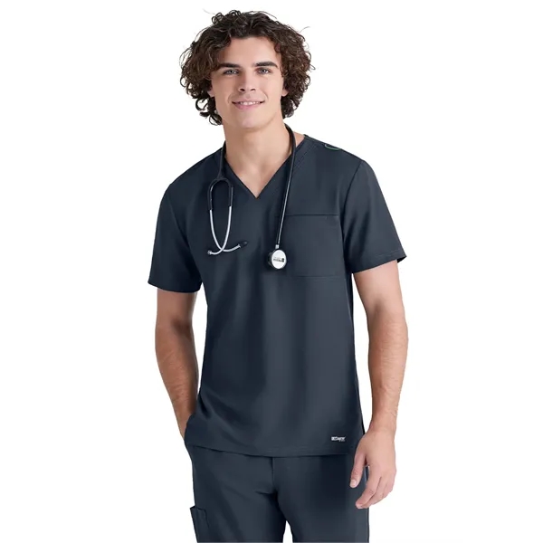 Grey's Anatomy Evolve Piped V-Neck Top... from ASI 86018 Scrub Authority / Uniform Stores