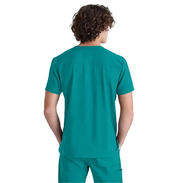 Grey's Anatomy Evolve Piped V-Neck Top... from ASI 86018 Scrub Authority / Uniform Stores