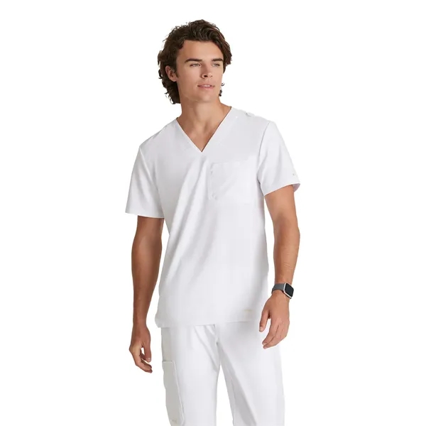 Grey's Anatomy Evolve Piped V-Neck Top... from ASI 86018 Scrub Authority / Uniform Stores