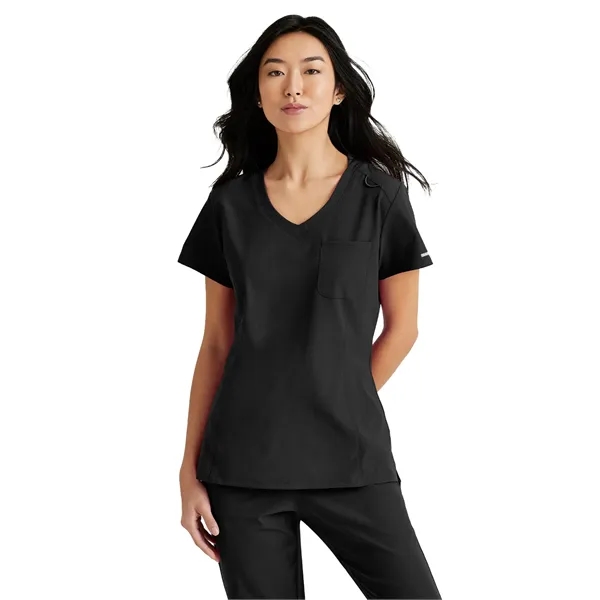 Skechers by Barco Women's Dignity Tuck-In Scrub Top... from ASI 86018 Scrub Authority / Uniform Stores