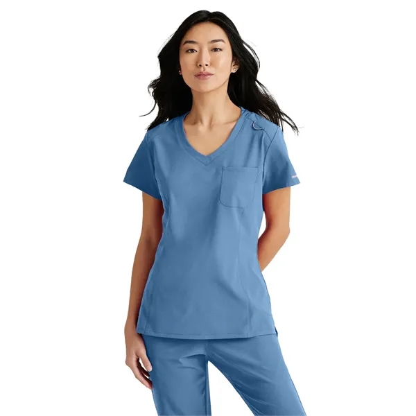 Skechers by Barco Women's Dignity Tuck-In Scrub Top... from ASI 86018 Scrub Authority / Uniform Stores