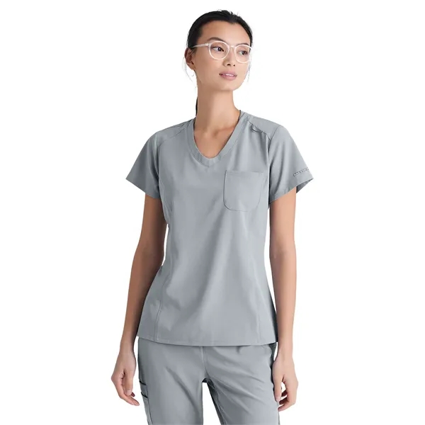 Skechers by Barco Women's Dignity Tuck-In Scrub Top... from ASI 86018 Scrub Authority / Uniform Stores