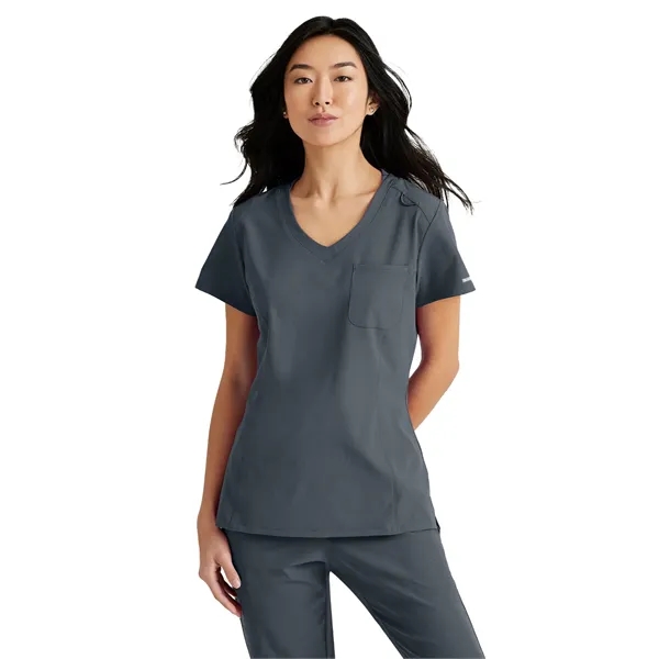 Skechers by Barco Women's Dignity Tuck-In Scrub Top... from ASI 86018 Scrub Authority / Uniform Stores