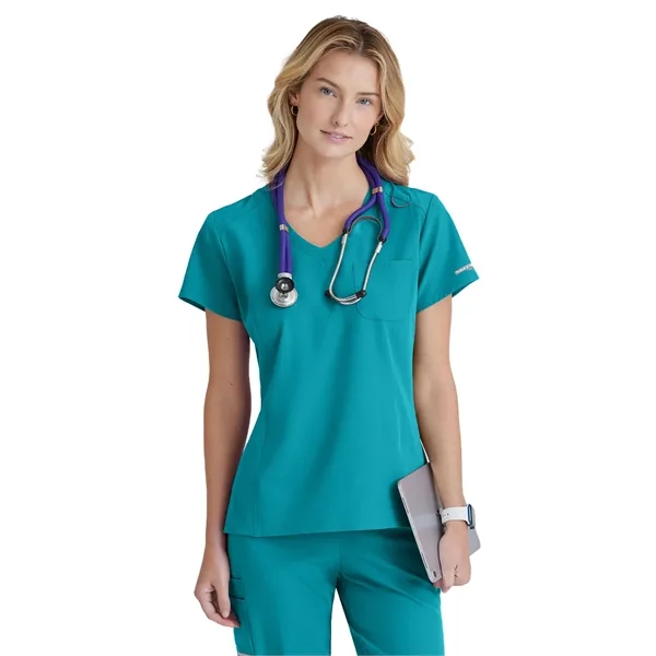 Skechers by Barco Women's Dignity Tuck-In Scrub Top... from ASI 86018 Scrub Authority / Uniform Stores