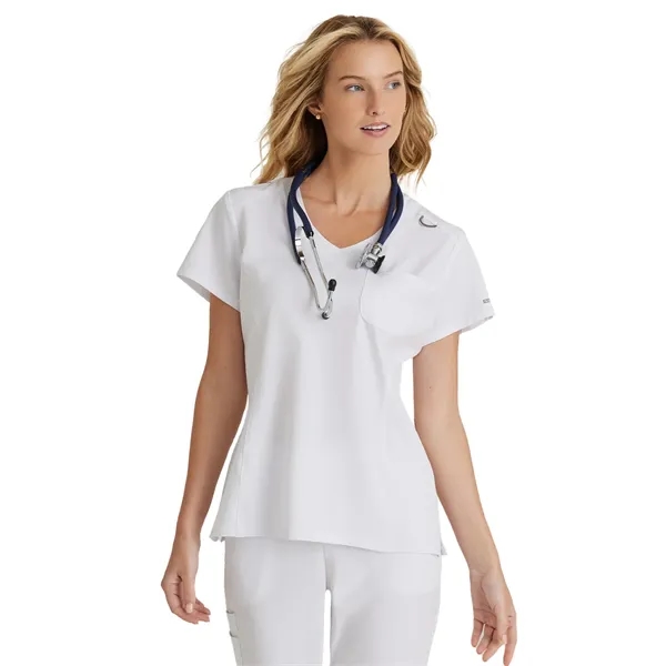 Skechers by Barco Women's Dignity Tuck-In Scrub Top... from ASI 86018 Scrub Authority / Uniform Stores