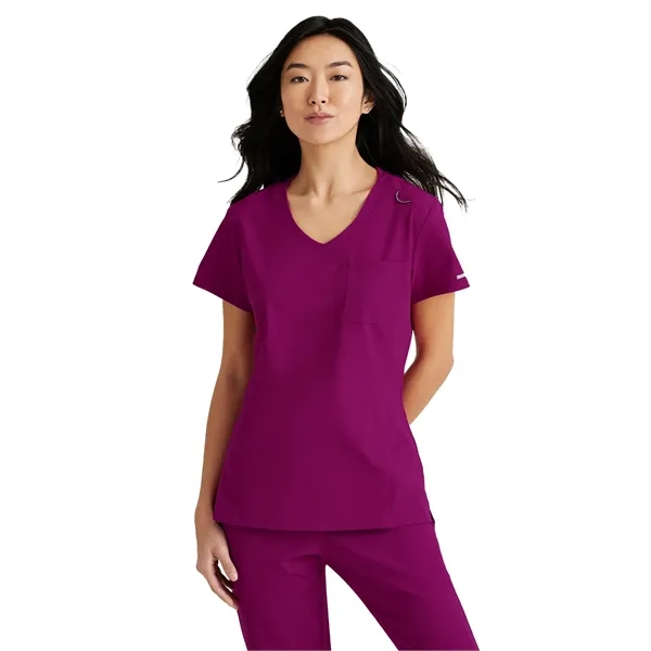 Skechers by Barco Women's Dignity Tuck-In Scrub Top... from ASI 86018 Scrub Authority / Uniform Stores