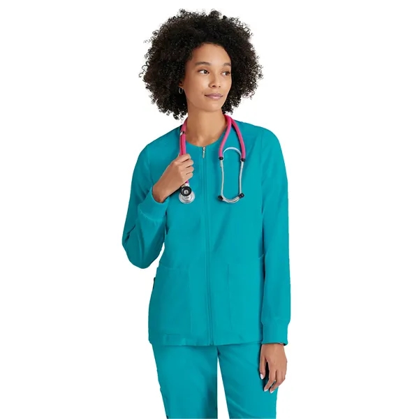 Barco Grey's Anatomy™ Stretch Gianna Warm-Up Jacket.... from ASI 86018 Scrub Authority / Uniform Stores
