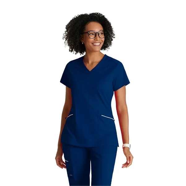 Barco One - Women's 2 Pocket V-Neck Scrub Top... from ASI 86018 Scrub Authority / Uniform Stores