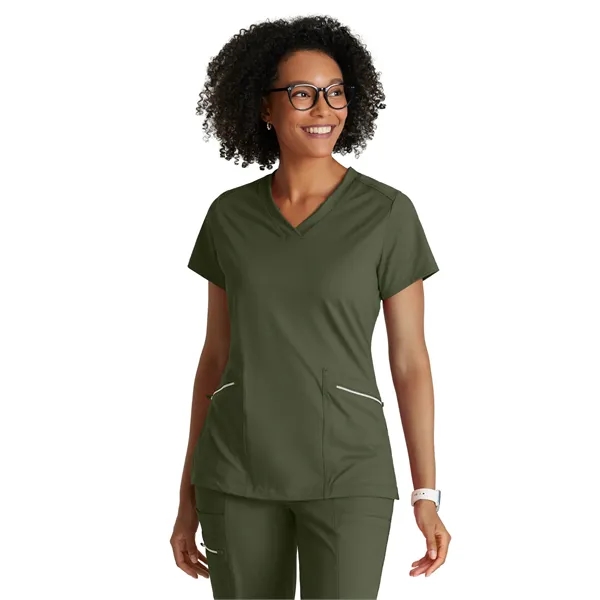 Barco One - Women's 2 Pocket V-Neck Scrub Top... from ASI 86018 Scrub Authority / Uniform Stores