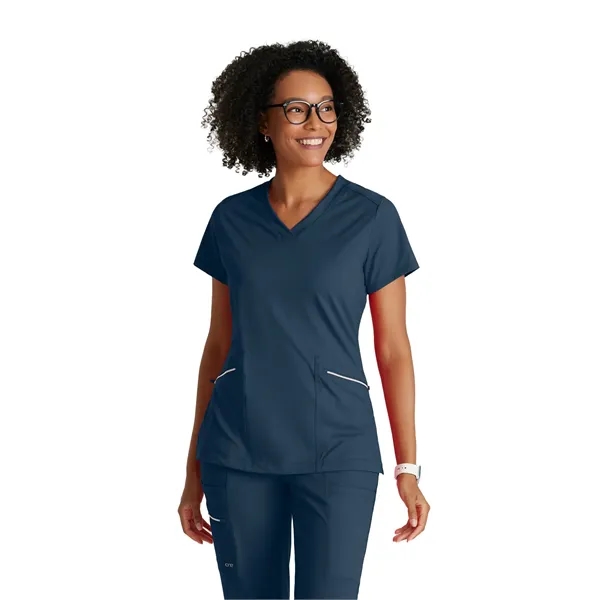Barco One - Women's 2 Pocket V-Neck Scrub Top... from ASI 86018 Scrub Authority / Uniform Stores