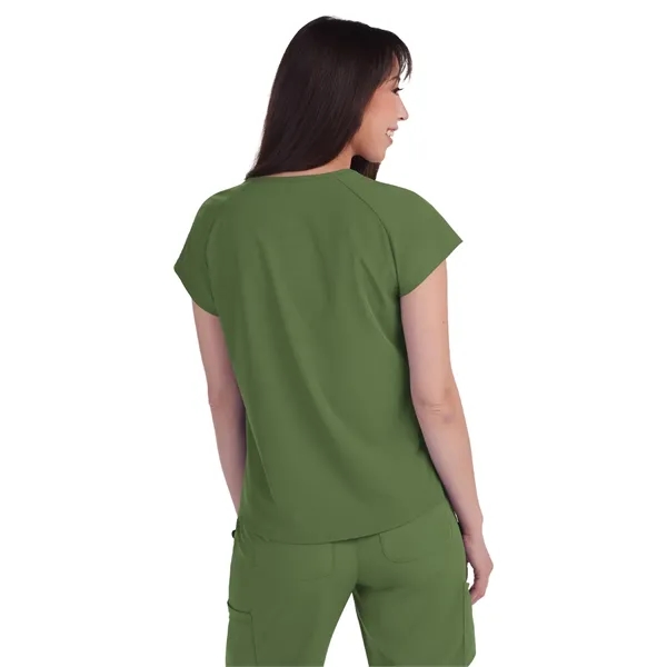 koi - Planet - Women's 1-Pocket Heart-Shaped Neckline Eco...... from ASI 86018 Scrub Authority / Uniform Stores