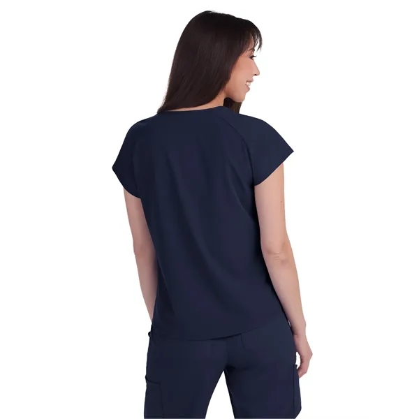 koi - Planet - Women's 1-Pocket Heart-Shaped Neckline Eco...... from ASI 86018 Scrub Authority / Uniform Stores