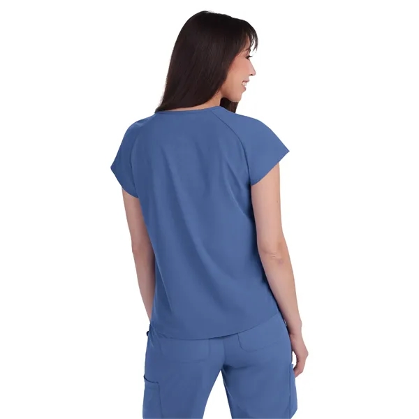koi - Planet - Women's 1-Pocket Heart-Shaped Neckline Eco...... from ASI 86018 Scrub Authority / Uniform Stores