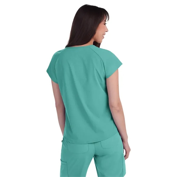 koi - Planet - Women's 1-Pocket Heart-Shaped Neckline Eco...... from ASI 86018 Scrub Authority / Uniform Stores