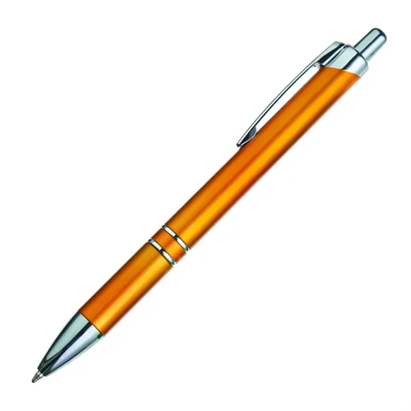 Plastic click-action ballpoint pen with chrome trim.... from ASI 84592 St Regis Group