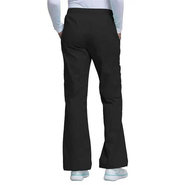 Cherokee WW Core Stretch Women's Mid-Rise Pull-On Cargo Pant... from ASI 86018 Scrub Authority / Uniform Stores