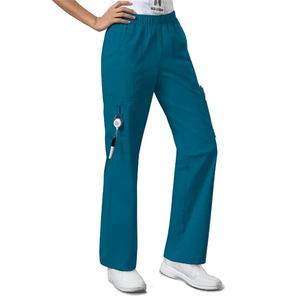 Cherokee WW Core Stretch Women's Mid-Rise Pull-On Cargo Pant... from ASI 86018 Scrub Authority / Uniform Stores