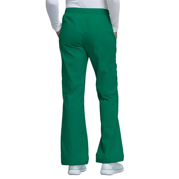 Cherokee WW Core Stretch Women's Mid-Rise Pull-On Cargo Pant... from ASI 86018 Scrub Authority / Uniform Stores
