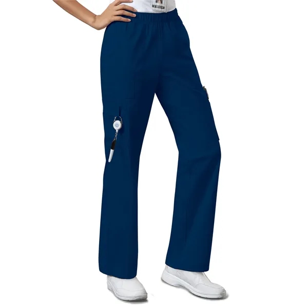 Cherokee WW Core Stretch Women's Mid-Rise Pull-On Cargo Pant... from ASI 86018 Scrub Authority / Uniform Stores