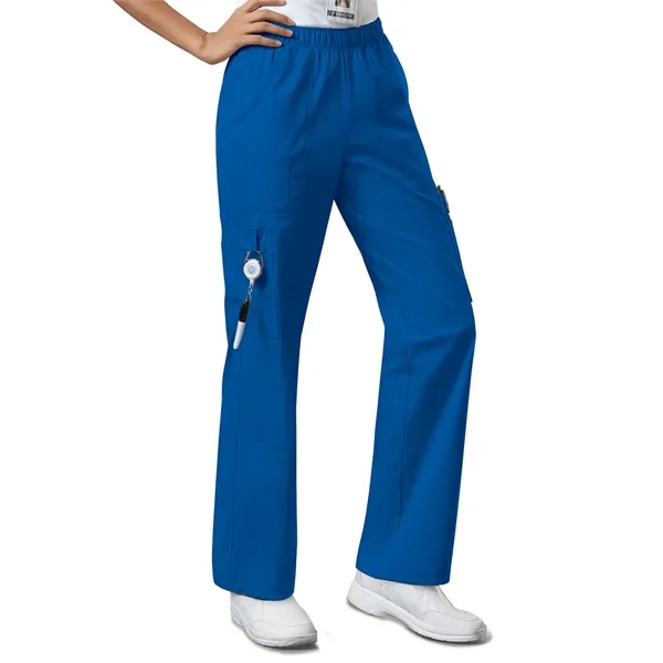 Cherokee WW Core Stretch Women's Mid-Rise Pull-On Cargo Pant... from ASI 86018 Scrub Authority / Uniform Stores