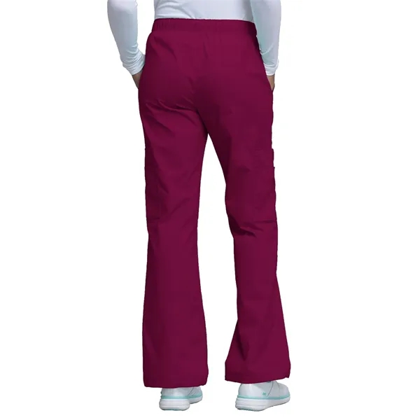 Cherokee WW Core Stretch Women's Mid-Rise Pull-On Cargo Pant... from ASI 86018 Scrub Authority / Uniform Stores