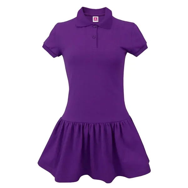 A+ Uniforms Knits - Girls' Jersey Dress... from ASI 86018 Scrub Authority / Uniform Stores