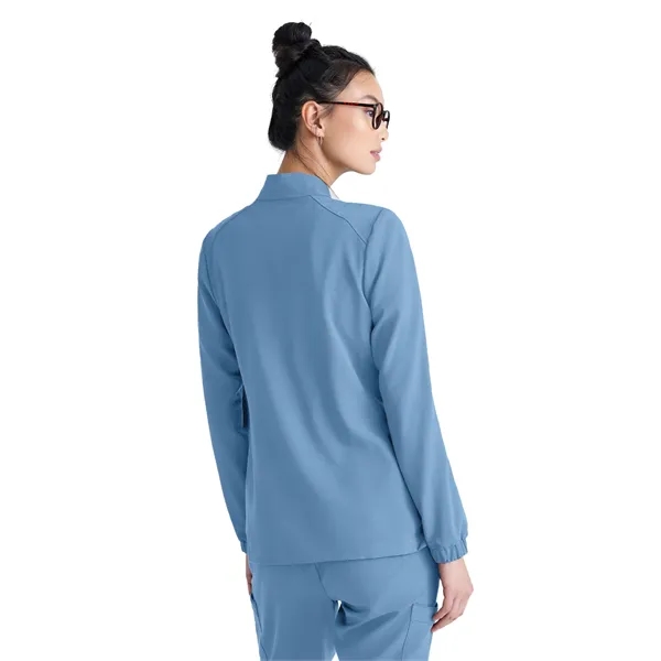 Grey's Anatomy Evolve 3 Pocket Collared Warm-Up... from ASI 86018 Scrub Authority / Uniform Stores