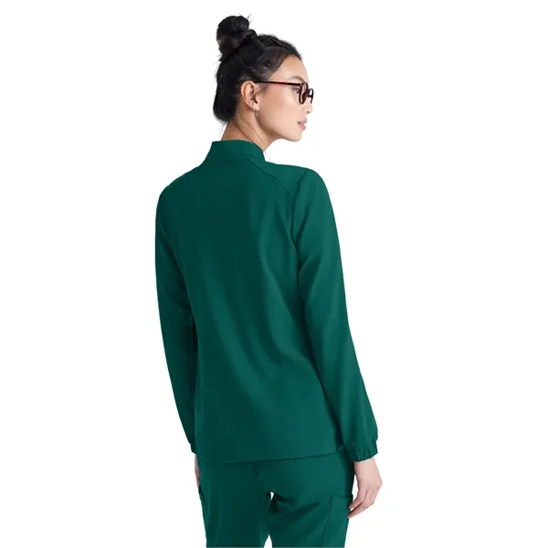 Grey's Anatomy Evolve 3 Pocket Collared Warm-Up... from ASI 86018 Scrub Authority / Uniform Stores