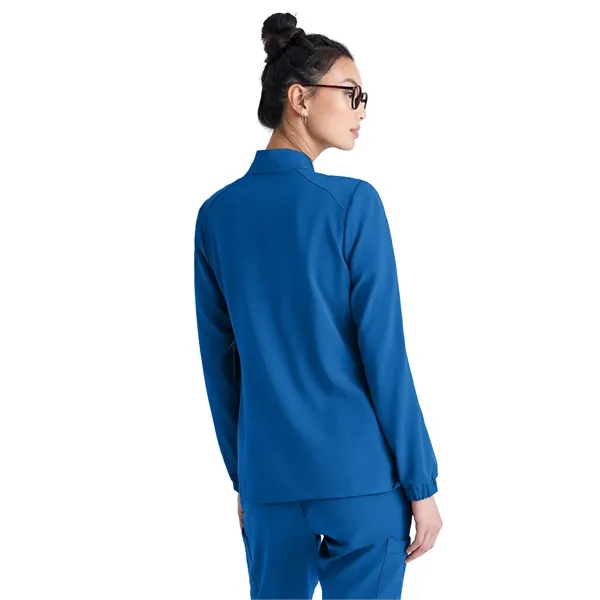 Grey's Anatomy Evolve 3 Pocket Collared Warm-Up... from ASI 86018 Scrub Authority / Uniform Stores