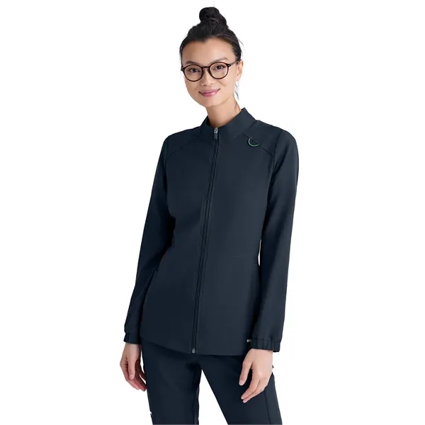Grey's Anatomy Evolve 3 Pocket Collared Warm-Up... from ASI 86018 Scrub Authority / Uniform Stores