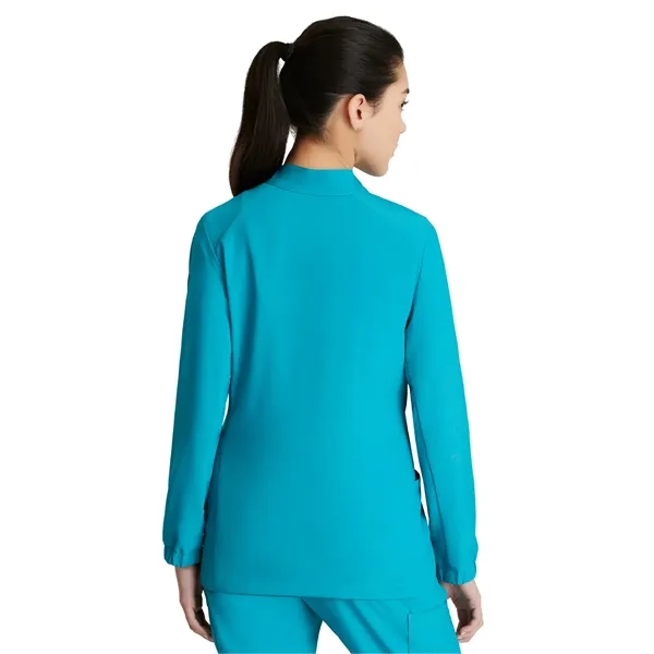Grey's Anatomy Evolve 3 Pocket Collared Warm-Up... from ASI 86018 Scrub Authority / Uniform Stores