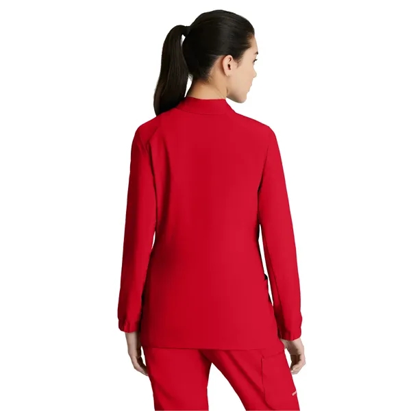 Grey's Anatomy Evolve 3 Pocket Collared Warm-Up... from ASI 86018 Scrub Authority / Uniform Stores