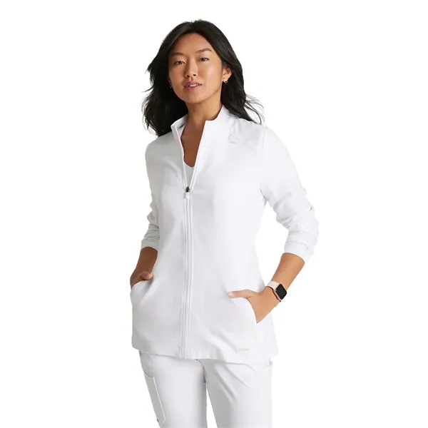 Grey's Anatomy Evolve 3 Pocket Collared Warm-Up... from ASI 86018 Scrub Authority / Uniform Stores